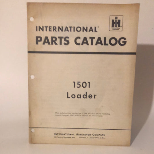 IH 1501  Loader -  Parts Catalog