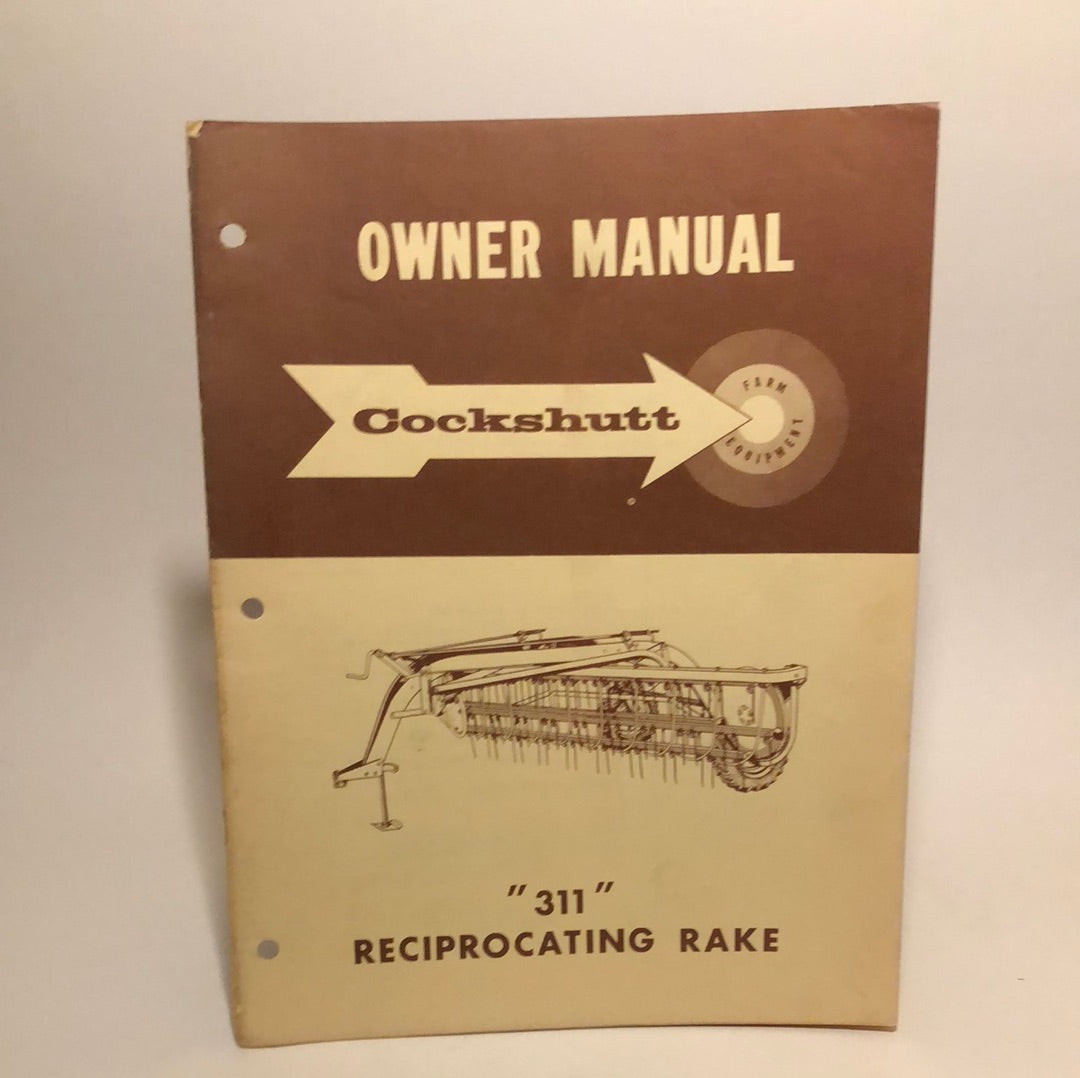 Cockshutt Owner Manual 311 Reciprocating Rake – Carmichael's Garage