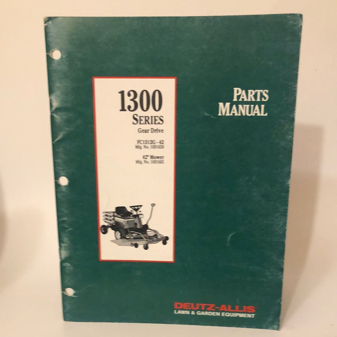 Deutz-Allis Lawn & Garden _ 1300 Series Gear Drive _ Parts Manual