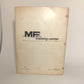 Massey Ferguson Service Manual