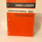 Deutz Allis Farm Loader model 465 "Quick Attach" Loader_ Operators Manual