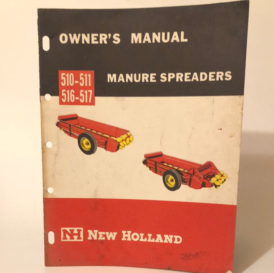 New Holland 510-511, 516-517 Manure Spreader - Owner's Manual