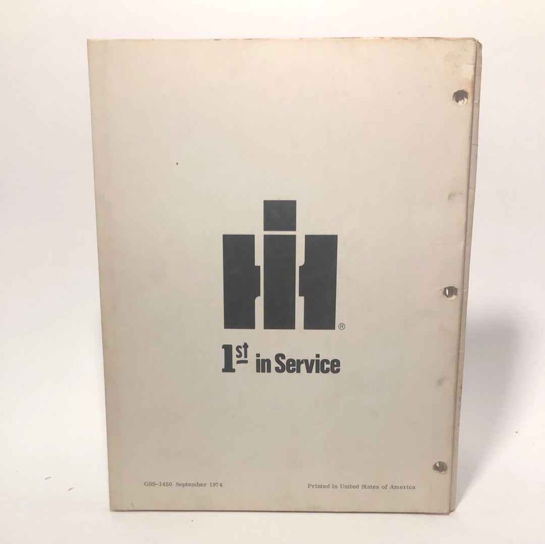 IH Blue Ribbon Service Manual GSS-1450