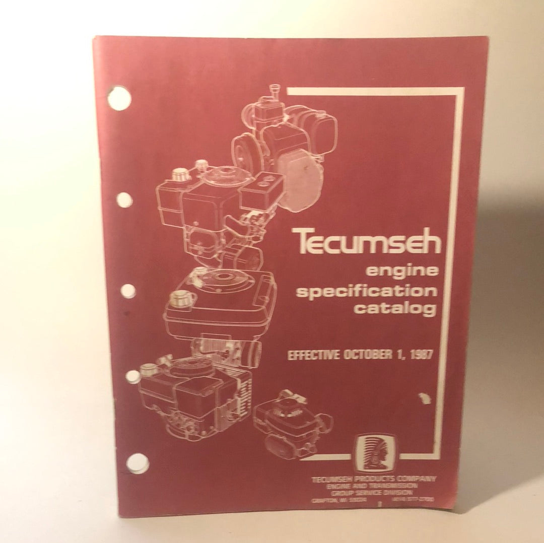 Tecumseh engine specification catalog