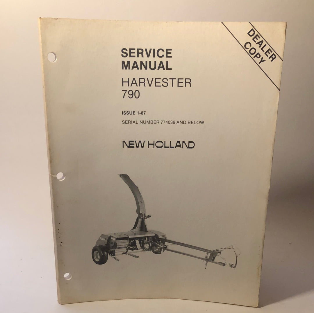 New Holland - Harvester 790 - Operator's Manual