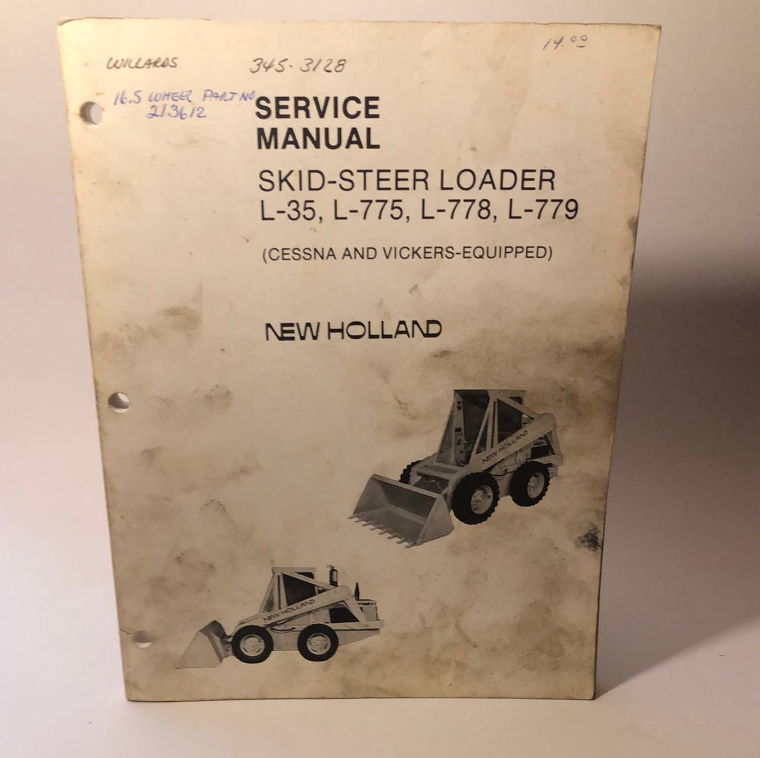 Sperry New Holland - Skid-Steer Loader L-35, L-775, L-778, L-779 service manual