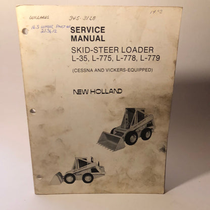 Sperry New Holland - Skid-Steer Loader L-35, L-775, L-778, L-779 service manual