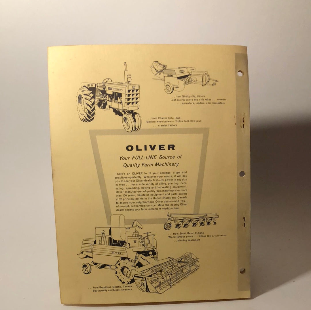 Oliver Parts Book No 470 PTO Spreader