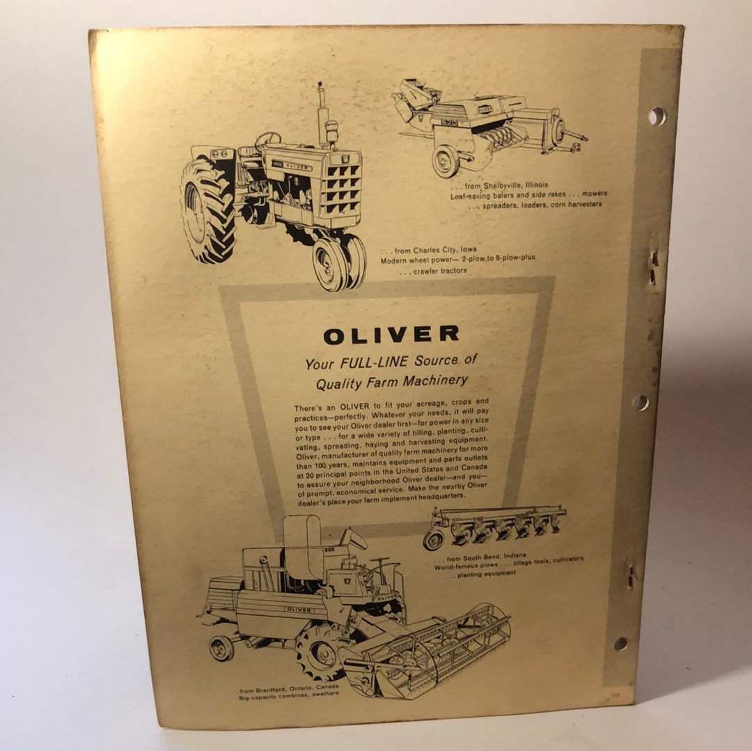 Oliver Parts Book Model 15 Combine & Attachments