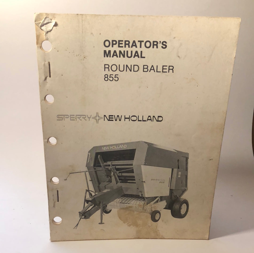 Sperry New Holland - Round Baler 855 - Operator's Manual