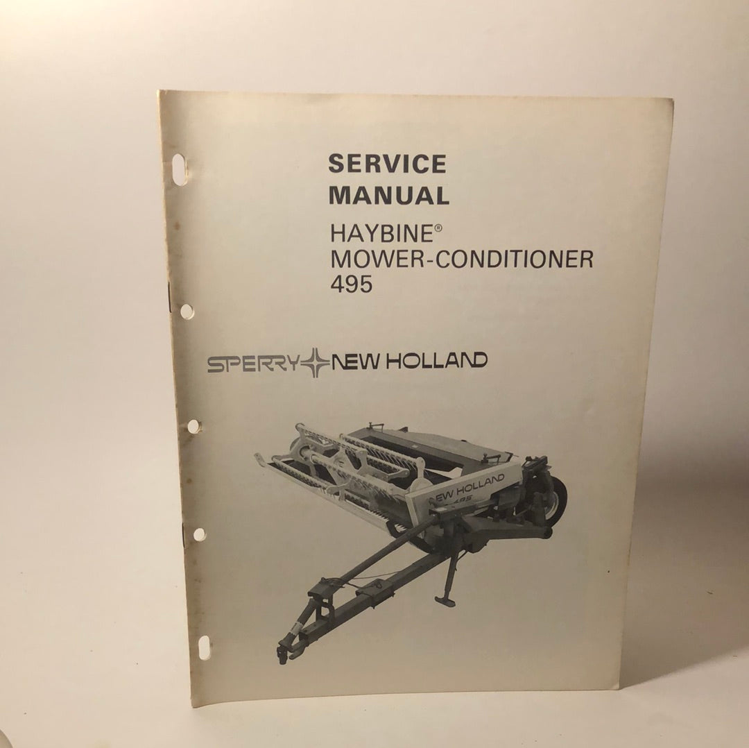 Sperry New Holland - Haybine Mower-Conditioner 495 - Service Manual