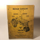 Minneapolis Moline - Universal & Standard U Tractors - Repair Catalog