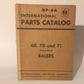 IH BP-6A _ 60, 70 & 71 Three-Wire Balers -  Parts Catalog