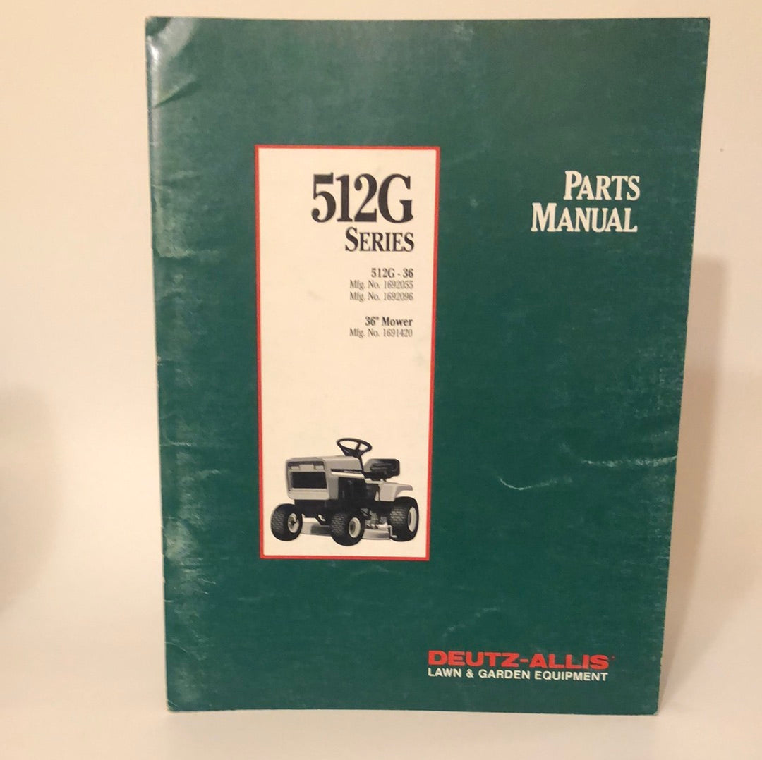 Deutz-Allis Lawn & Garden _ 512G Series _ Parts Manual