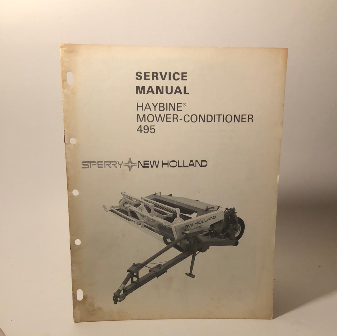 Sperry New Holland - Haybine Mower-Conditioner 495 - Service Manual