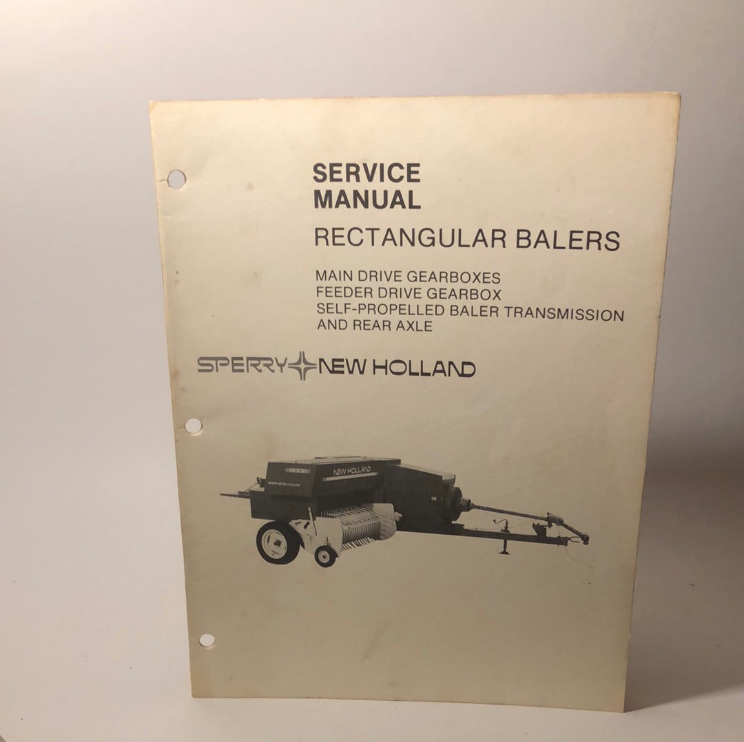 Sperry New Holland - Rectangular Balers _ Service Manual