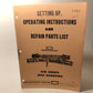 Minneapolis Moline - KW Series Disc Harrows - Setting Up, Operating Instructions & Repair Parts List