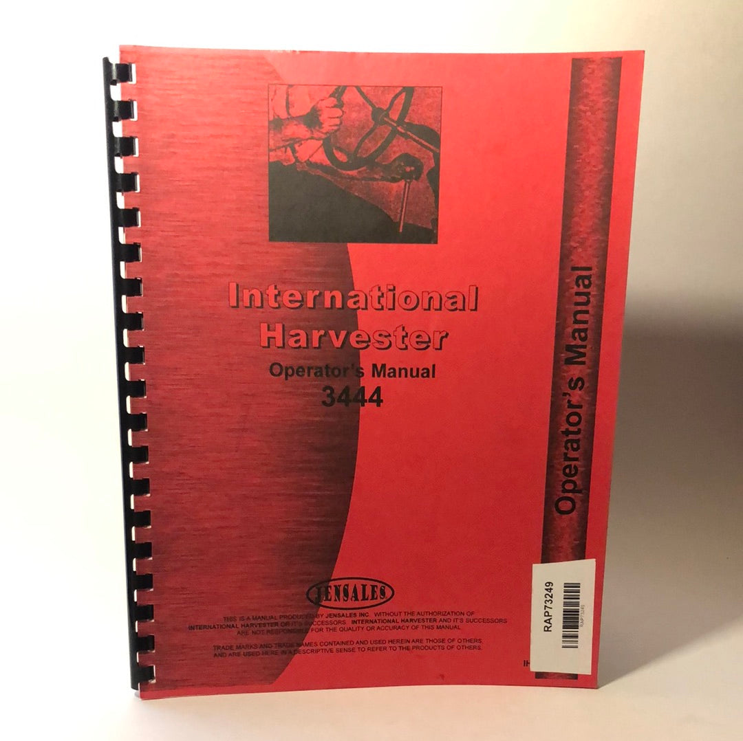 Jensales - International Harvester Operator’s manual 3444