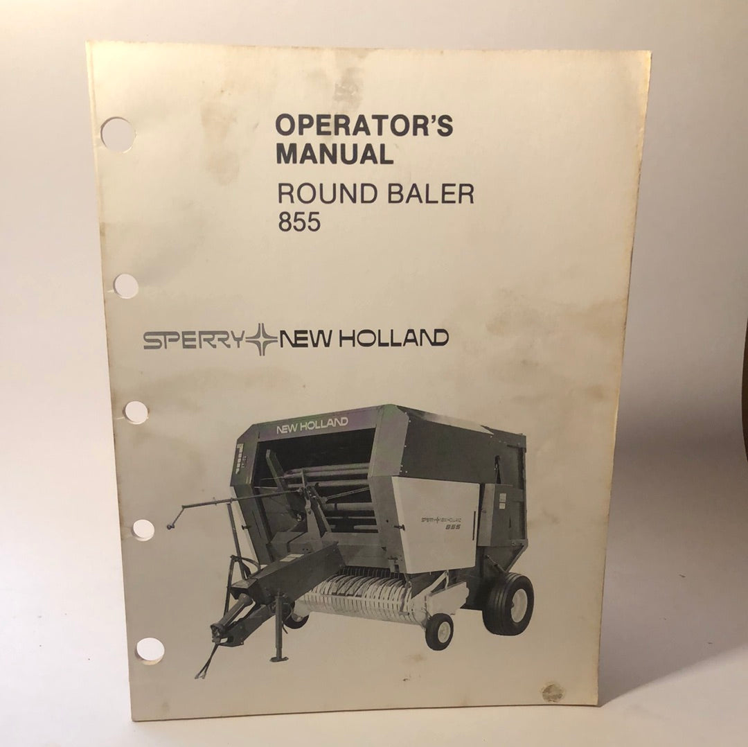 Sperry New Holland - Round Baler 855 - Operator's Manual