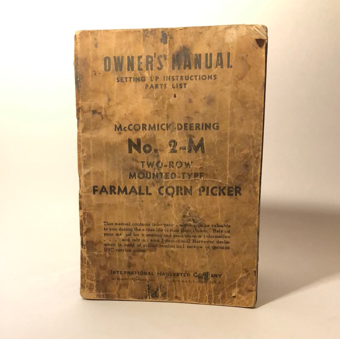 McCormick-Deering No 2-M two row mounted-type Farmall Corn Picker - Ow ...