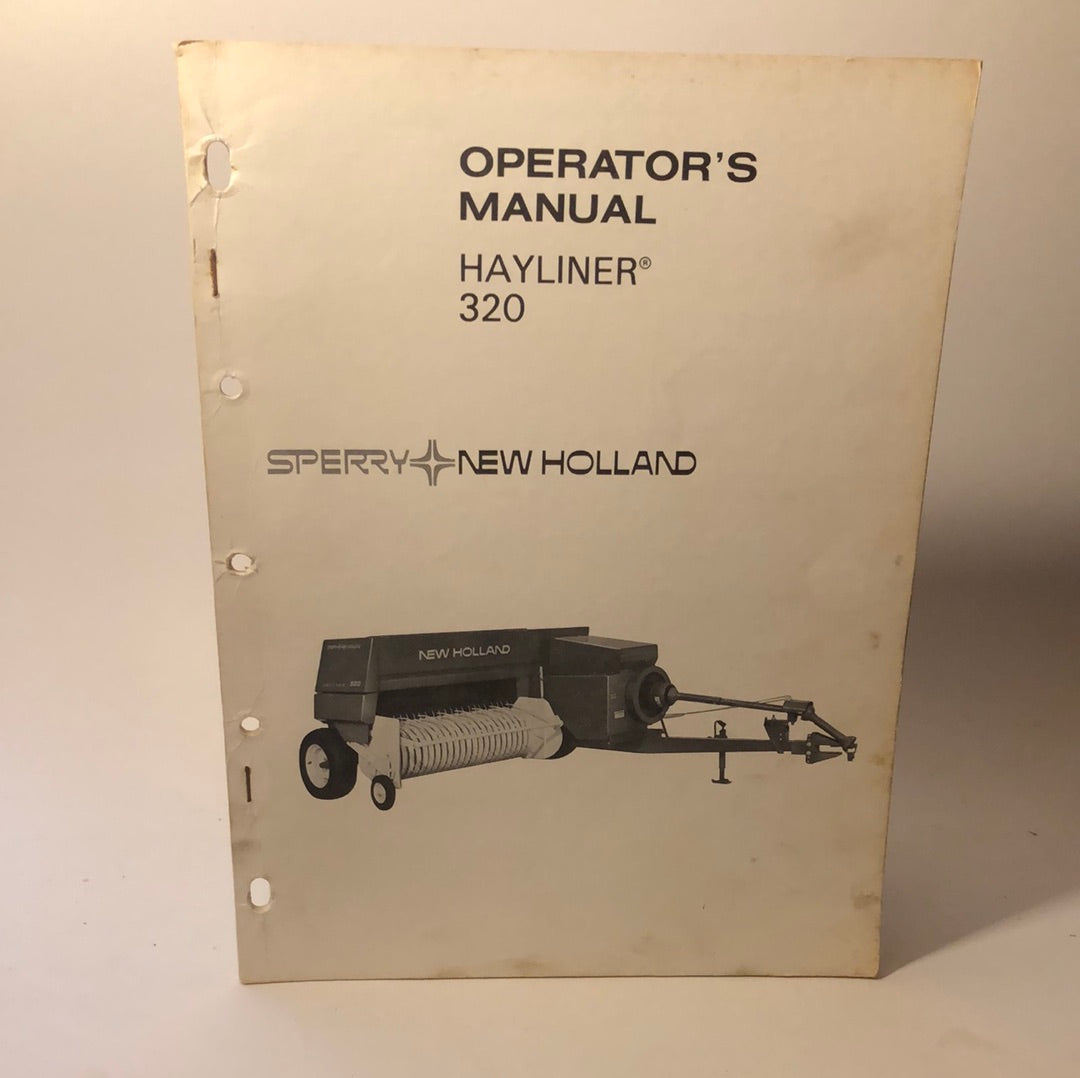 Sperry New Holland - Hayliner 320 - Operator's Manual