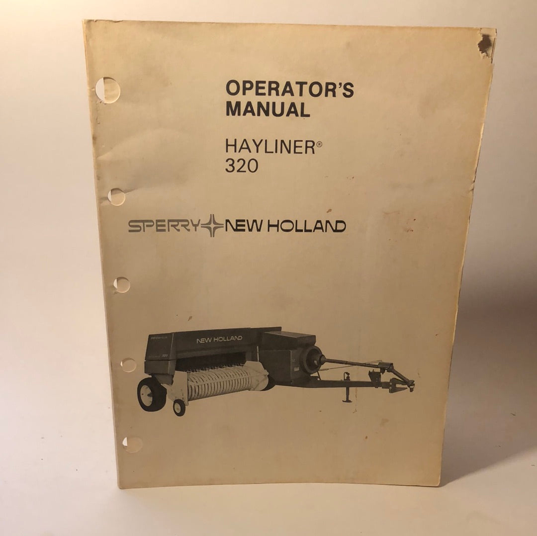 Sperry New Holland - Hayliner 320 - Operator's Manual