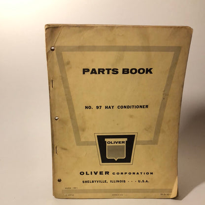 Oliver Parts Book for No 97 Hay Conditioner