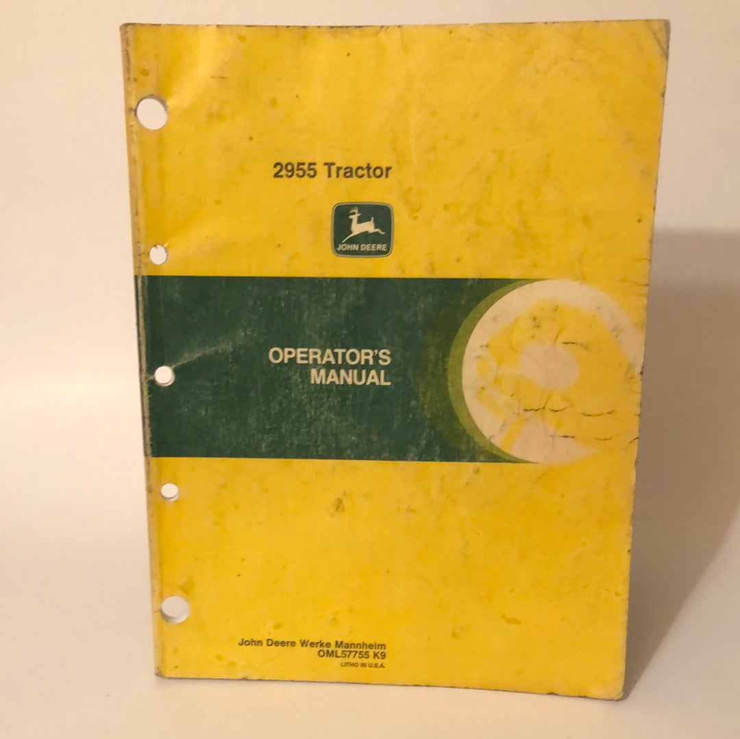 John Deere 2955 Tractors _ Operator's Manual