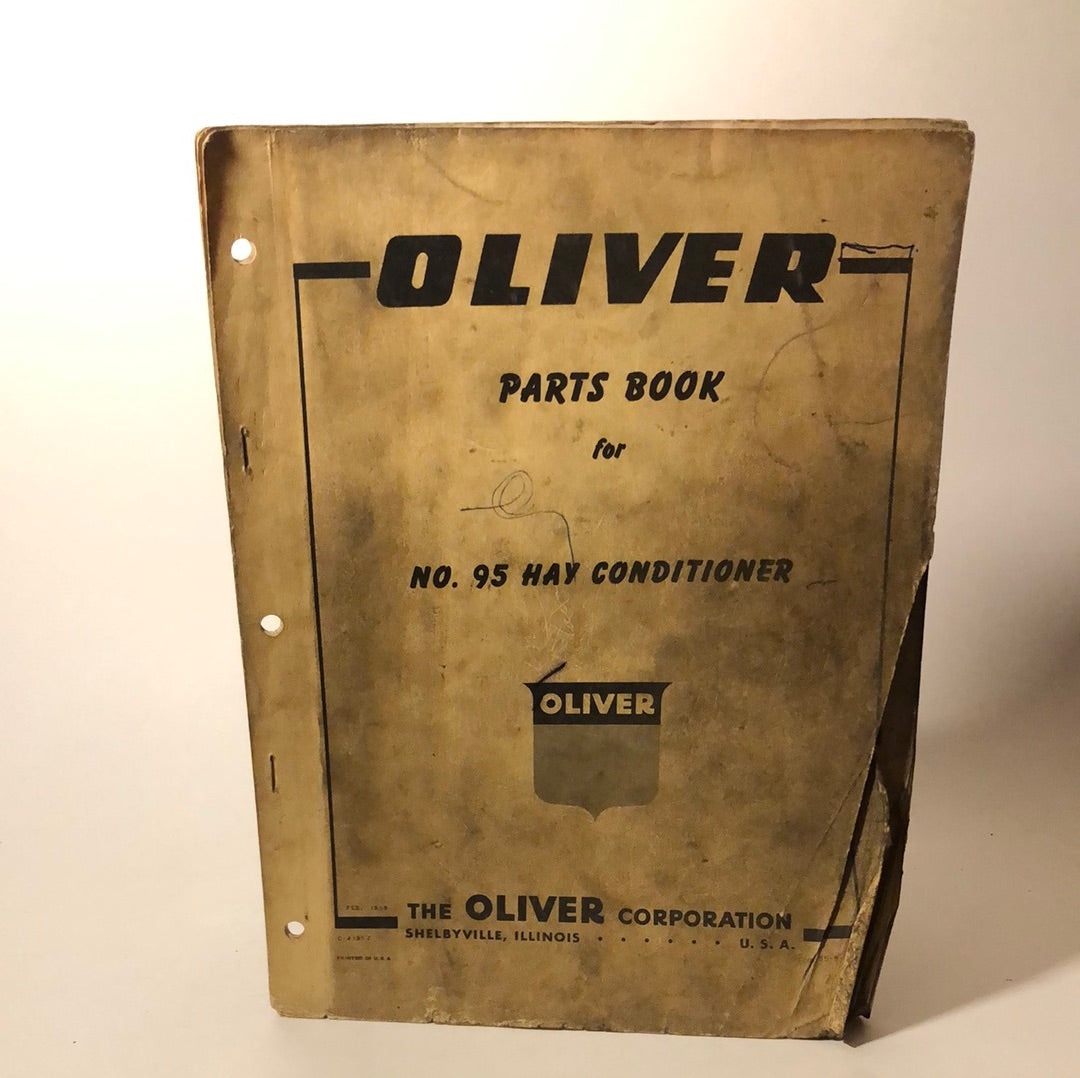 Oliver Parts Book for No 95 Hay Conditioner