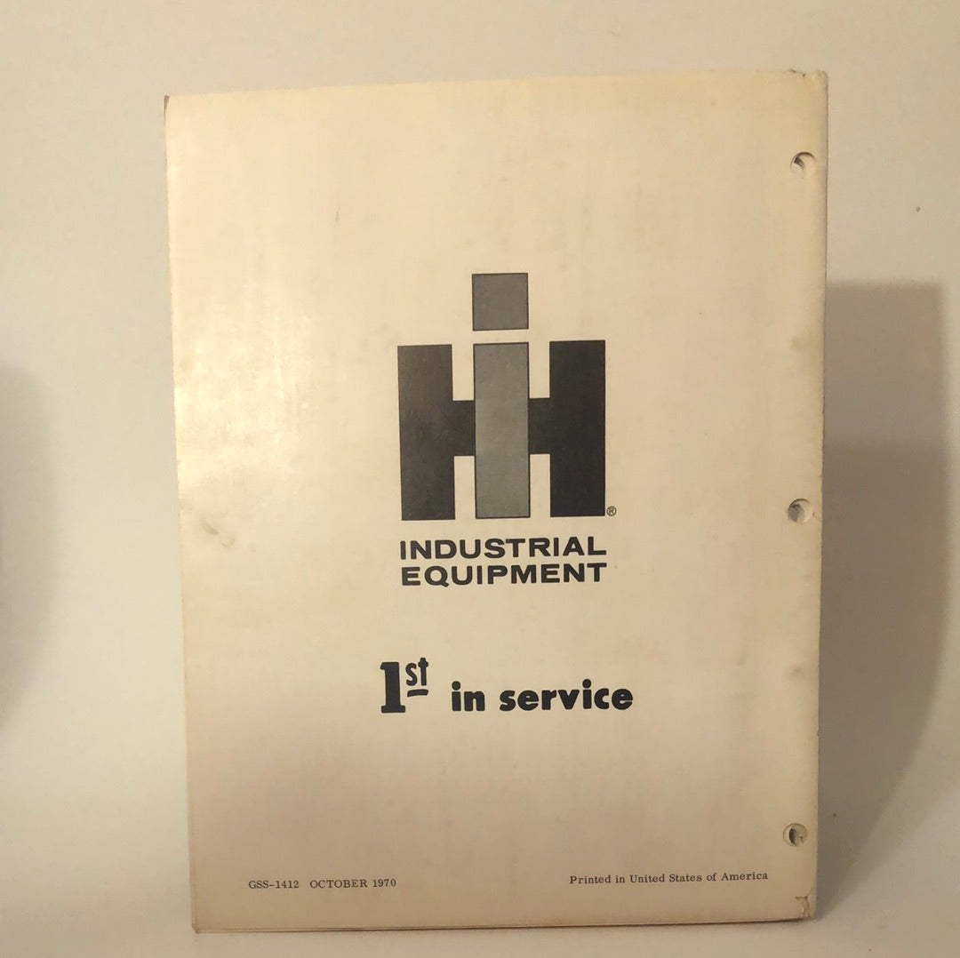 IH Blue Ribbon Service Manual - GS-1412 3200 Series A Loader Tractor