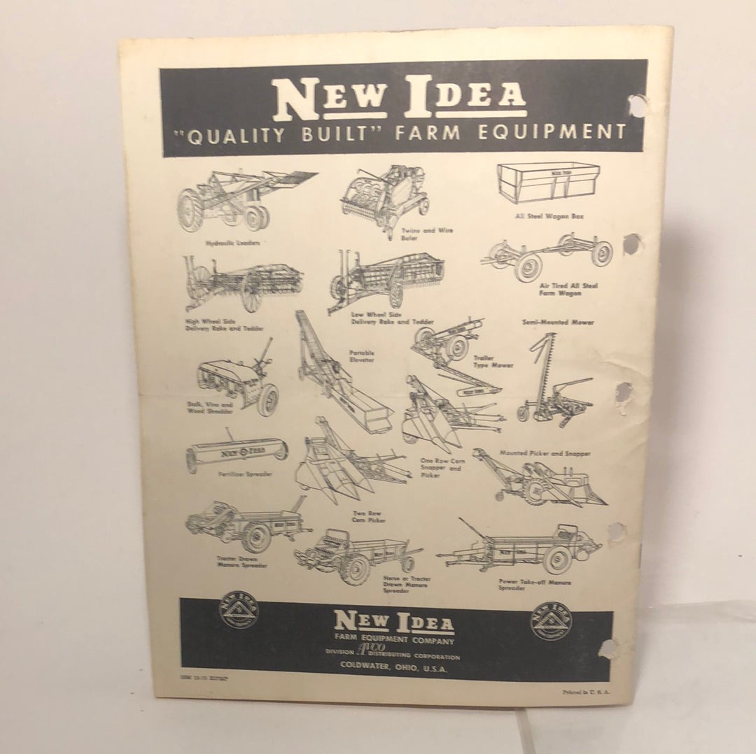 New Idea _ No 17 Manure Spreader _ Instructions & Repair Parts List S-176