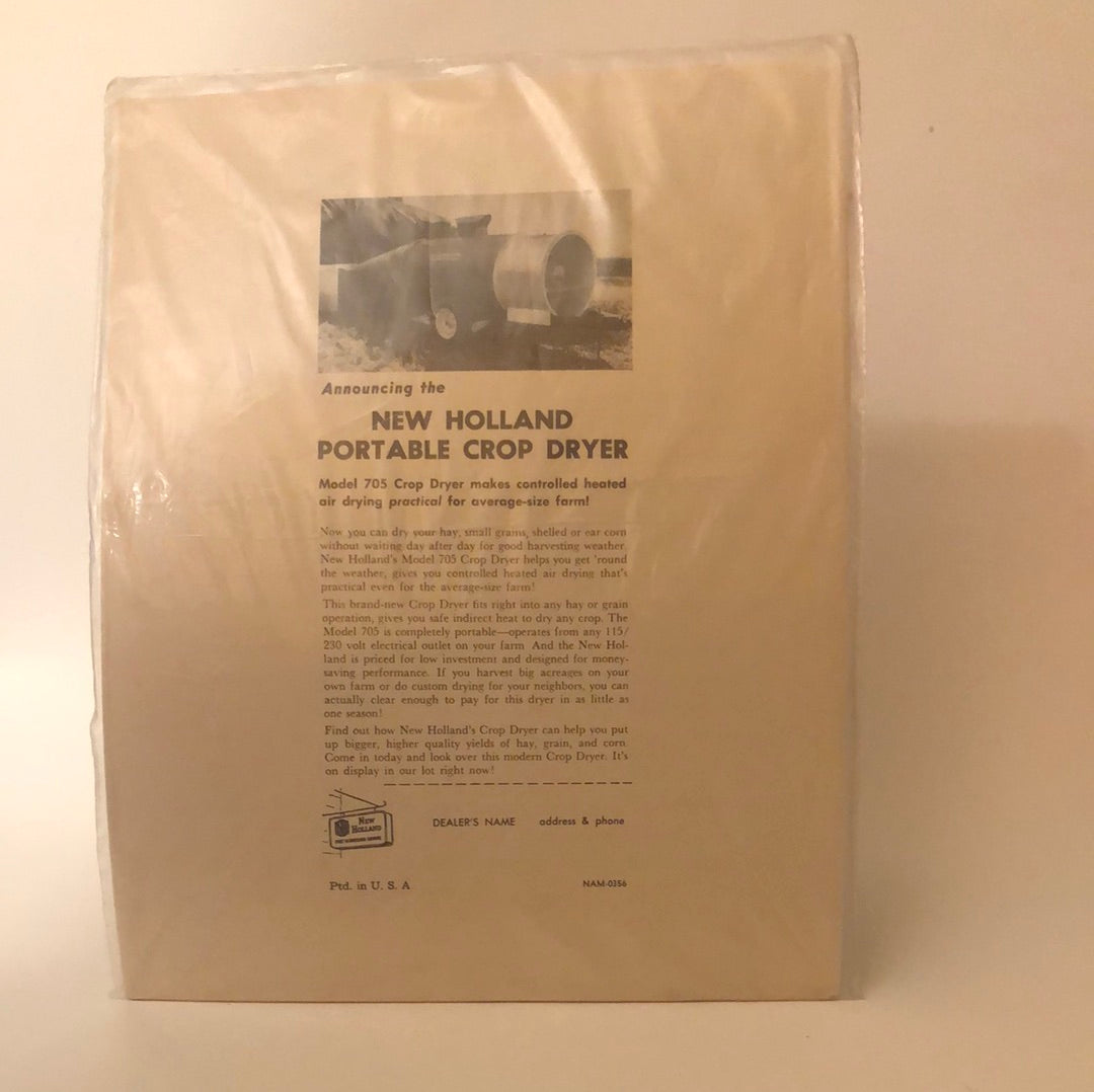 New Holland - Model 705 Crop Dryer - Assembling & Operating Instructions