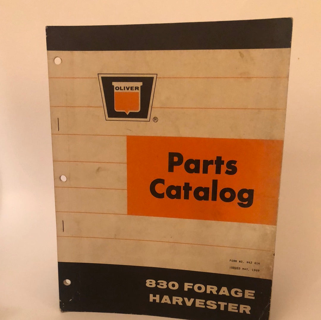 Oliver 830 Forage Harvester Parts Catalog Carmichael's Garage