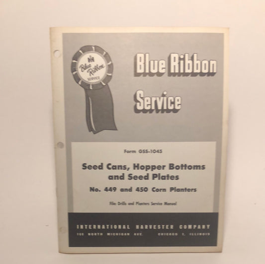 IH Blue Ribbon Service GSS-1045