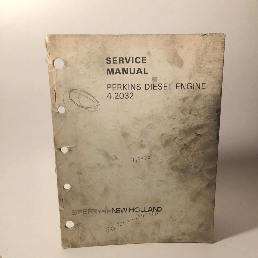 Sperry New Holland - Perkins Diesel Engine 4.2032 Service Manual