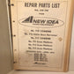 New Idea _ No 710 & 717 Combine - 712 Edible Bean Harvester - 711, 713 & 715 Grain Platform _ Repair Parts List