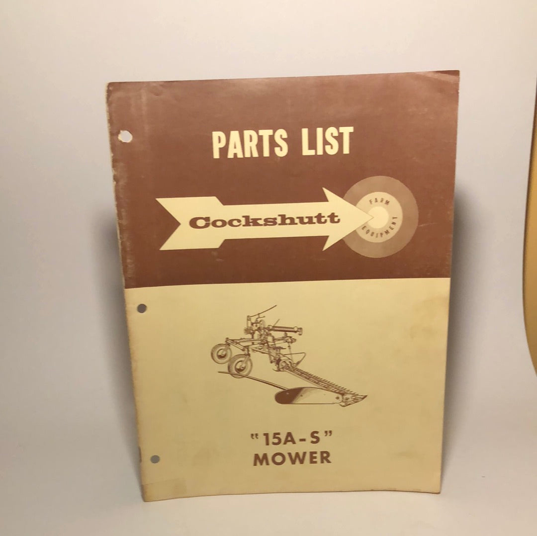 Cockshutt Parts List 15a-s Mower – Carmichael's Garage