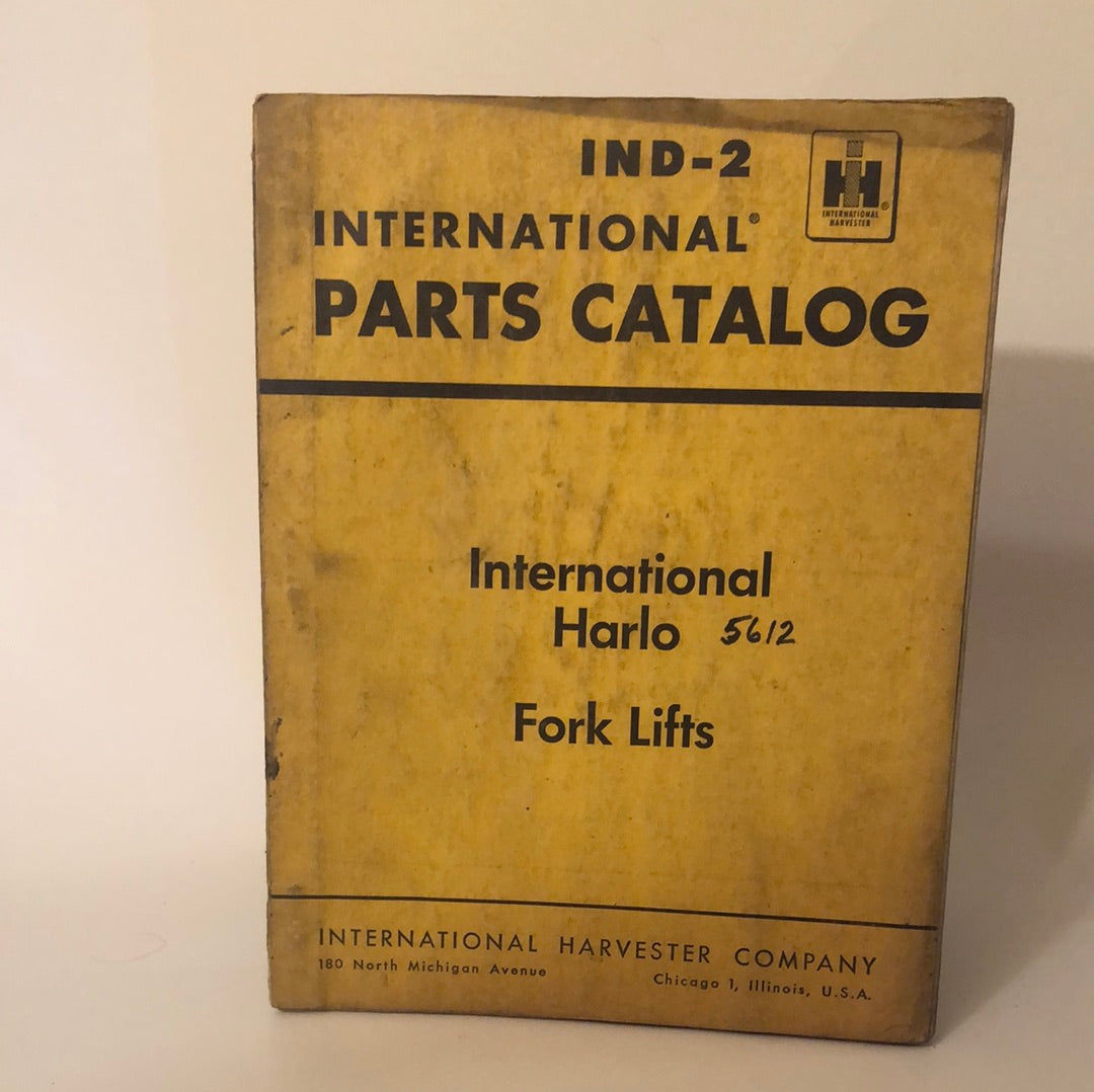 IH IND-2 Harlo Fork Lifts - Parts Catalog