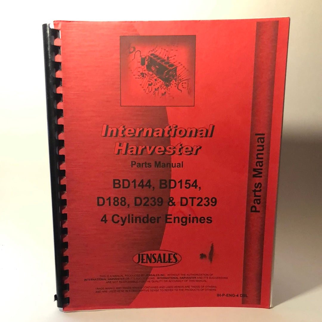 Jensales - International Harvester Parts manual