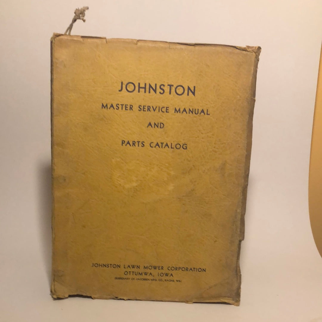 Johnston Master Service Manual & Parts Catalog