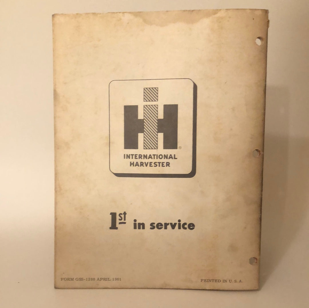 IH Blue Ribbon Service Manual - GSS-1288 Nos 101, 151 & 181 Combines