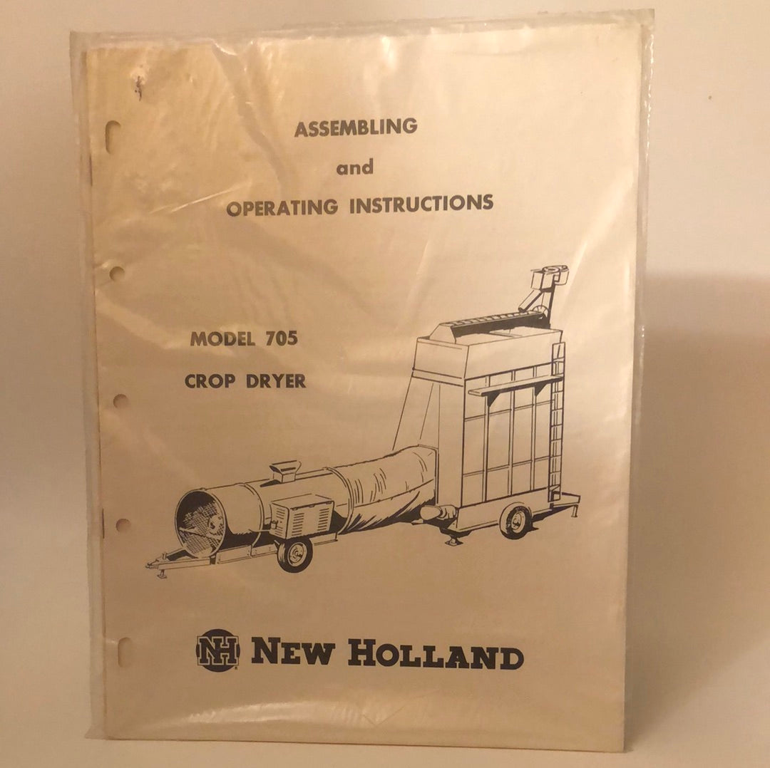 New Holland - Model 705 Crop Dryer - Assembling & Operating Instructions