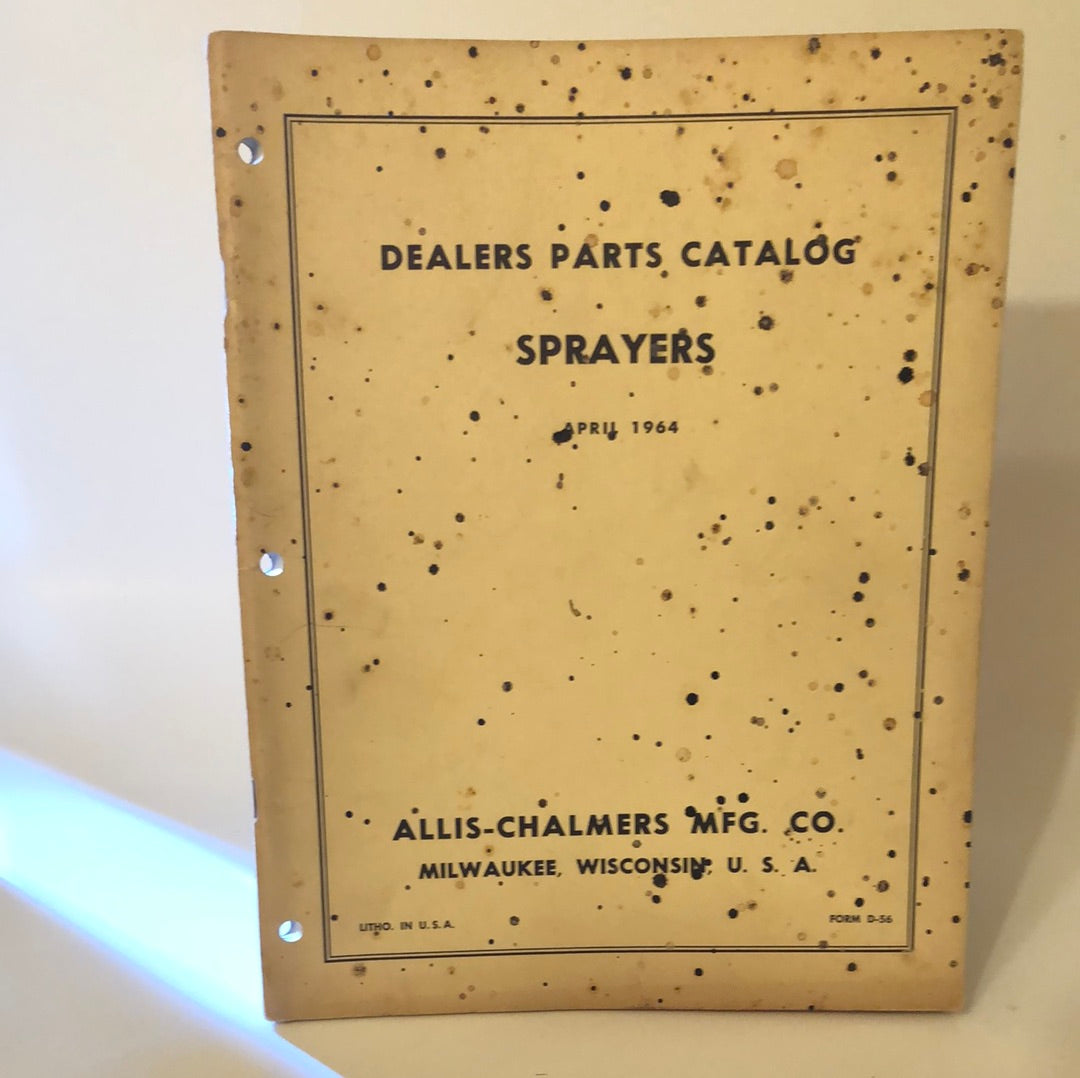 Allis-Chalmers Sprayers _ Dealers Parts Catalog